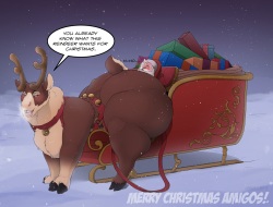 Then One Foggy Christmas Eve Santa Came To Say, Rudolph With Your Nose So Bright Won't You Guide My Sleigh Tonight