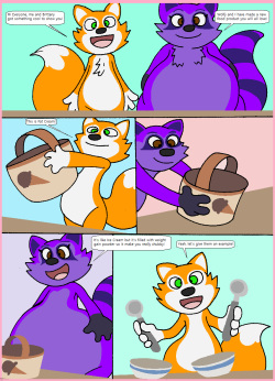 Brittany and Rocky WeightGain Comic