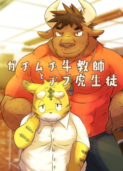 Muscular Bull Teacher & Chubby Tiger Student 1
