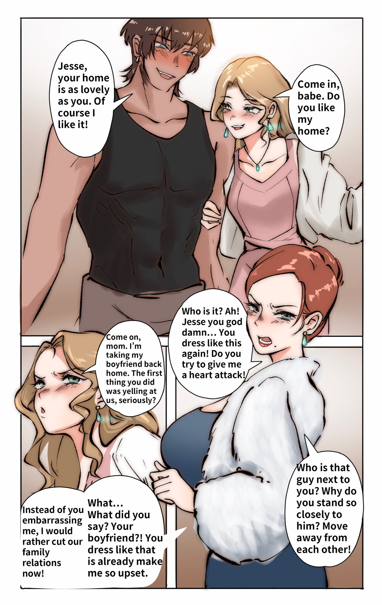 Mother & sissy son 01 - Page 1 - HentaiRox