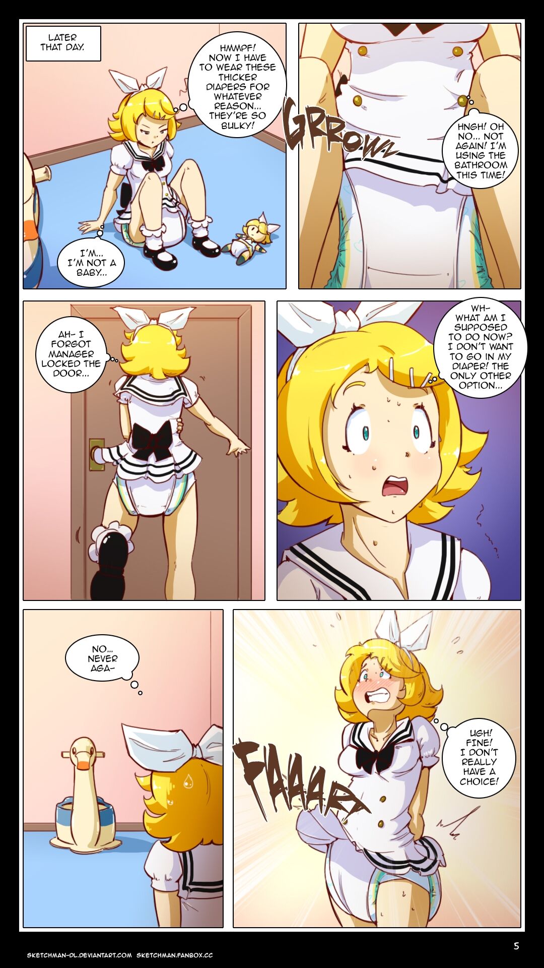Rins Punishment  COMIC English - SketchMan-DL - Page 5 - HentaiRox