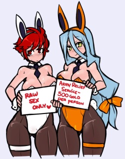 Azura and Hinoka Bunny Service